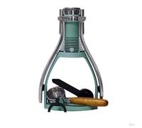 Cafeteras manuales de expreso, cafetera portátil de 80 ml con prensa manual, cafetera de palanca de alta precisión, sin necesidad de electricidad, for viajes y acampadas, uso comercial.(Green)