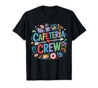 Cafetería Tripulación Almuerzo Señora Trabajadora Camiseta