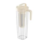 Cafetero Helado - De Frutas De Hielo | Cold Brew Coffee Lanzador | 1100 Ml De Cervecero De Té Manual Con Manejo De La Botella De Agua Del Refrigerador Portátil Para El Hogar, Cafetería, Apartam