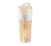 Cafetero Helado - De Frutas De Hielo | Cold Brew Coffee Lanzador | 1100 Ml De Cervecero De Té Manual Con Manejo De La Botella De Agua Del Refrigerador Portátil Para El Hogar, Cafetería, Apartam