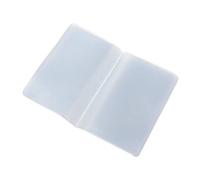 CAFFAINA Titular de la Tarjeta de PVC Plástico PVC Bolsa Transparente Nombre ID Titular de la Tarjeta de crédito Estuche Organizador Bolsillo para el encargado