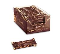 Caffarel Piedmont Snack Gianduia de chocolate negro con avellanas, paquete de 24