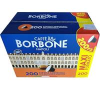 Caffe Borbone - 200 cápsulas de café compatibles con Nespresso, mezcla noble