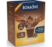 Caffè Borbone Stick de SuperCiok - 80 barras para preparar bebida de Chocolate (8 paquetes de 10) - Ideal para sistemas de filtro de papel