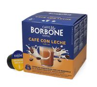 Caffè Borbone | Café con Leche - 16 cápsulas para Dolce Gusto