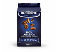 Caffè Borbone Café en Grano - 100% Arábica - Auténtico Espresso Napolitano - Intensidad 6/10 - Mezcla Aromática y Refinada con Notas de Cacao y Vainilla - Formato 1kg