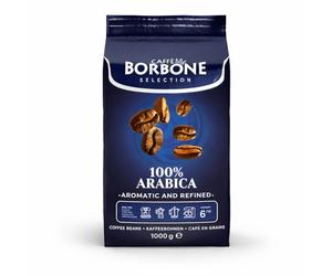 Caffè Borbone Café en Grano - 100% Arábica - Auténtico Espresso Napolitano - Intensidad 6/10 - Mezcla Aromática y Refinada con Notas de Cacao y Vainilla - Formato 1kg