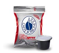Caffè Borbone - Cápsulas Respresso, mezcla roja, compatibles con Nespresso, 50 unidades