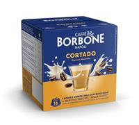 Caffè Borbone Cortado - Expreso macchiato - 64 cápsulas (4 envases de 16) - Compatibles con las máquinas Nescafé®* Dolce Gusto®*