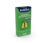 Caffè Borbone Decaffeinato - 100 Cápsulas de Café - Cremosa y auténtica - Compatibles con Máquinas de Café Nespresso®* para uso doméstico
