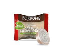 Caffè Borbone Don Carlo Cápsulas Compostables, Mezcla de Café Roja - 100 Cápsulas - Compatibles con Máquinas de Café Lavazza* A Modo Mio* para uso doméstico