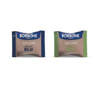 Caffé Borbone Don Carlo, Mezcla Azul y Dek - 100 cápsulas azules - 100 cápsulas Dek - Compatibles con las máquinas domésticas A Modo Mio*