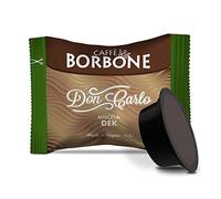 Caffè Borbone Don Carlo, Mezcla de Café Dek Descafeinada - 100 Cápsulas - Compatibles con Máquinas de Café Lavazza* A Modo Mio* para uso doméstico