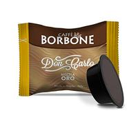 Caffè Borbone Don Carlo, Mezcla de Café Oro - 100 Cápsulas - Compatibles con Máquinas de Café Lavazza A Modo Mio para uso doméstico