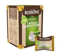 Caffè Borbone Don Carlo Cápsulas Compostables, Mezcla de Café Oro - 50 Cápsulas - Compatibles con Máquinas de Café Lavazza A Modo Mio para uso doméstico