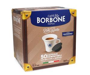 Caffè Borbone | Don Carlo Miscela Rossa - 50 cápsulas para Lavazza A Modo Mio