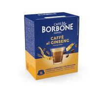 Caffè Borbone Ginseng - Café Ginseng - 96 Cápsulas (6 Paquetes de 16 Unidades) - Compatible con Lavazza®* A Modo Mio®* Cafetera Espresso Doméstica