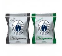 Caffè Borbone Kit de degustación Respresso - 200 cápsulas compatibles con las máquinas domésticas Nespresso* (100 Nera, 100 Dek)
