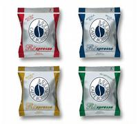 Caffè Borbone Kit de degustación Respresso - 200 cápsulas compatibles con las máquinas Nespresso* de uso doméstico (50 Rossa, 50 Dek, 50 Blu, 50 Oro)