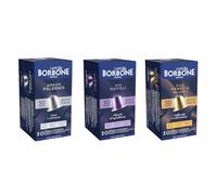 Caffè Borbone Kit Degustación 90 cápsulas de ALUMINIO: 30 Mia Napoli, 30 Ciao Venezia, 30 Magica Palermo - (3 paquetes de 30 cápsulas para cada)