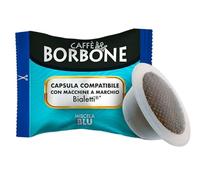 Caffè Borbone Mezcla de Café Azul - 50 Cápsulas - Compatibles con Máquinas de Café Bialetti