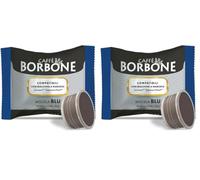 Caffè Borbone Mezcla de Café Azul - 50 Cápsulas - Compatibles con Máquinas de Café Lavazza Espresso Point (Paquete de 2)