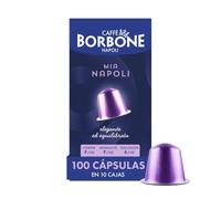 Caffè Borbone Mezcla de Café "Mia Napoli" - 100 Cápsulas - Compatibles con Máquinas de Café Nespresso®* para uso doméstico