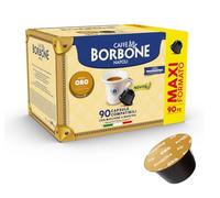 Caffè Borbone Mezcla de Café Oro - 90 Cápsulas (6 cajas de 15) - Compatibles con Máquinas de Café Nescafè Dolce Gusto