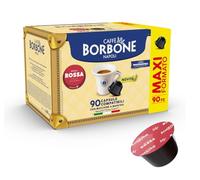Caffè Borbone Mezcla de Café Roja - 90 Cápsulas - Compatibles con Máquinas de Café Nescafè®* Dolce Gusto®*