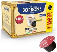Caffè Borbone Mezcla de Café Roja - 90 cápsulas - Compatibles con las Máquinas de Café de la marca Nescafè®* Dolce Gusto®*