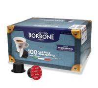 Caffè Borbone | Miscela Rossa - 100 cápsulas para Lavazza Blue