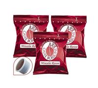 Caffè Borbone Mezcla de Café Roja - 50 Cápsulas - Compatibles con Máquinas de Café Lavazza Espresso Point