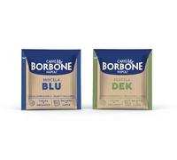 Caffé Borbone, monodosis biodegradables, kit de degustación (150 azules y 150 Dek)