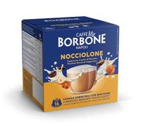 CAFFÈ BORBONE Nocciolone - Capuchino con sabor a avellana - 64 cápsulas (4 envases de 16) - Compatibles con las máquinas Nescafé Dolce Gusto