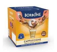 Caffè Borbone Cappuccione - 16 Cápsulas - Compatibles con máquinas de uso doméstico Nescafé®* Dolce Gusto®*
