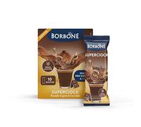 Caffè Borbone Stick de SuperCiok - 80 barras para preparar bebida de Chocolate (8 paquetes de 10) - Ideal para sistemas de filtro de papel