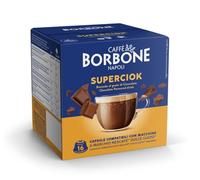 Caffè Borbone Superciock - Bebida con sabor a chocolate - 64 cápsulas (4 envases de 16) - Compatibles con las máquinas Nescafé, Dolce Gusto, 1 Item