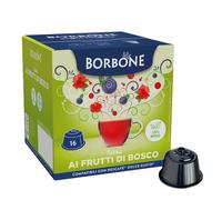 Caffè Borbone | Té de hierbas con frutos rojos - 16 cápsulas para Dolce Gusto