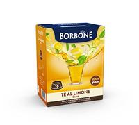 Caffè Borbone Té de limón - 96 cápsulas (6 paquetes de 16) - Compatible con máquinas de café Lavazza®* A Modo Mio®* para uso doméstico