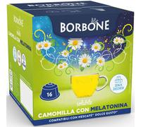 Caffé Borbone Té de manzanilla con melatonina en cápsulas para Dolce Gusto (16 unidades)