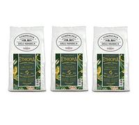 Caffè Corsini - Café en Grano 3x250g Compagnia Dell’Arabica Etiopía Natural, Afutado y aromatico, Mono Origen, Afrutado, 750g en Total.
