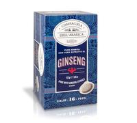 Caffè Corsini - Café Espresso con Ginseng en Monodosis ESE 44mm, Mezcla Tostada con Extracto de Ginseng, Suave y Energizante, 96 Cápsulas Blandas