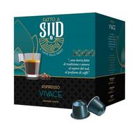 Caffè Fatto a Sud - 100 Cápsulas de Café Compatibles con Nespresso - Paquete de 100 cápsulas - Sabor Intenso, Espresso Italiano