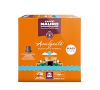 Caffè Mauro Torrefazione Mezcla de Café Espresso Avvolgente, intensidad 8/10-50 Cápsulas de Aluminio - Compatibles con Máquinas de Café Nespresso* para uso doméstico - Producido en Italia