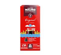 Caffè Mauro Torrefazione Mezcla de Café Espresso Original, intensidad 10/10-50 Cápsulas de Aluminio - Compatibles con Máquinas de Café Nespresso* para uso doméstico - Producido en Italia