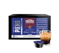 Caffè Mauro Torrefazione mezcla PIENO, 100 Cápsulas Compatibili con Macchine Lavazza Blue, Espresso Suave y Armonioso, Intensidad 9/10