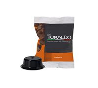 Caffè Toraldo Compatible a Modo Mio Café Seleccionado, Tostado Y Asado en Italia Excelencia Del Café Napolitano (200 Cápsulas, Mezcla Cremosa)