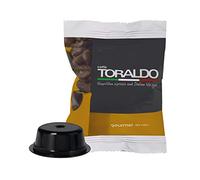 CAFFÈ TORALDO | Compatible A Modo Mio* | Cápsulas | Café seleccionado, tostado y tostado en Italia | Excelencia del Café Napolitano (mezcla Gourmet, 100 unidades)