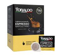 CAFFÈ TORALDO | Dosis ESE 44 | Café seleccionado, Tostado y tostado en Italia | Excelencia del café Napolitano (300 Gofres, Mezcla Dek)