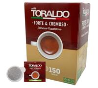 CAFFÈ TORALDO - MISCELA FORTE & CREMOSO - Box 150 VAINAS ESE44 7.2g